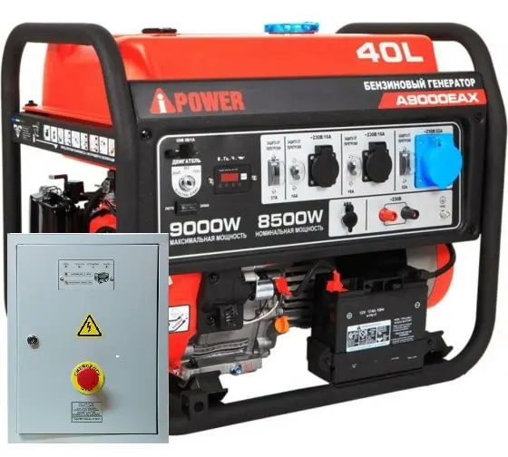 Бензогенератор A-iPower A9000EAX с автозапуском